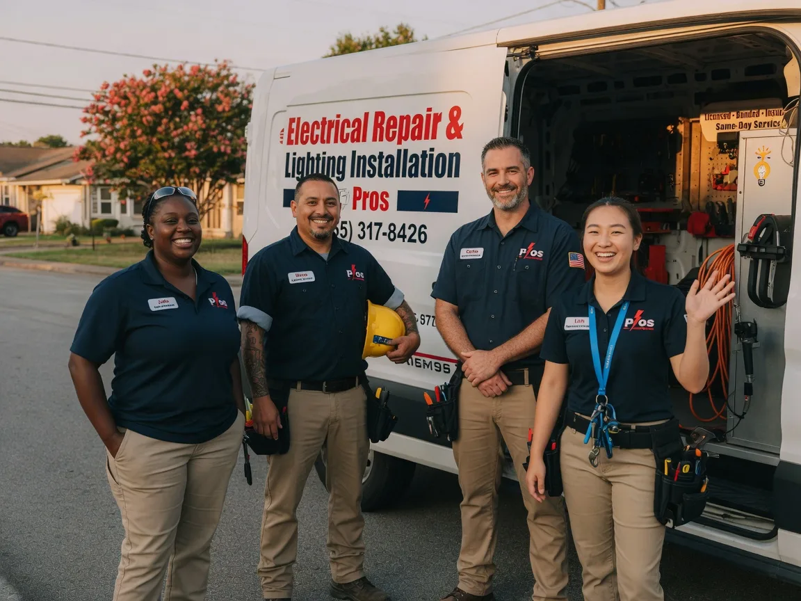 Licensed Electrician company in Forreston, TX